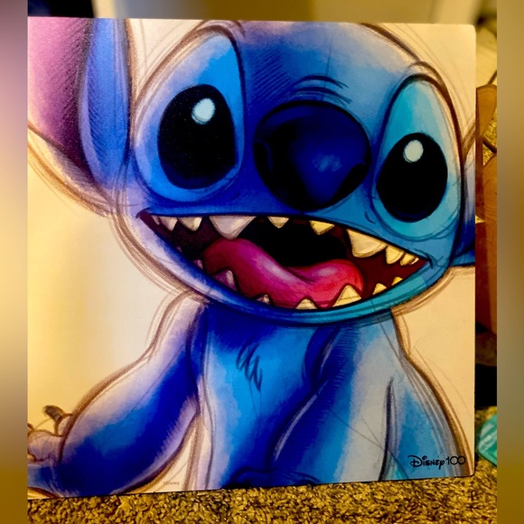 Disney Stitch Wall Art, Stitch Pennybank, 4 stitch mini figures LOT - Picture 5 of 7